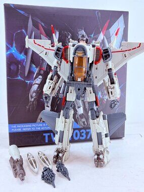 Transformers Starscream Blitzwing 6.5" Transforming Fighter Jet Figure